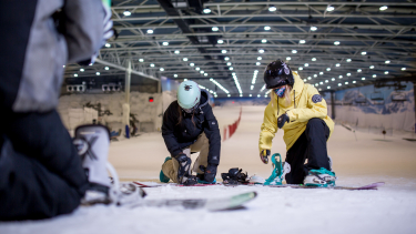 Clase grupal snowboard nivel 1